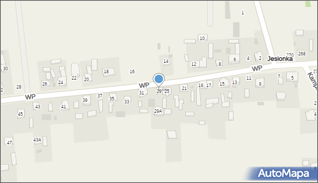 Małocice, Wojska Polskiego, 29, mapa Małocice