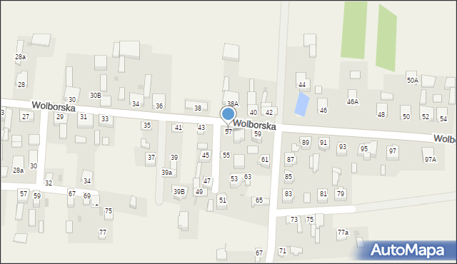 Moszczenica, Wolborska, 57, mapa Moszczenica