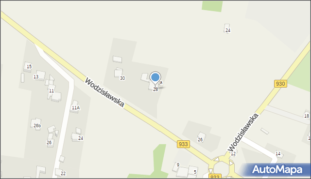 Mszana, Wodzisławska, 28, mapa Mszana