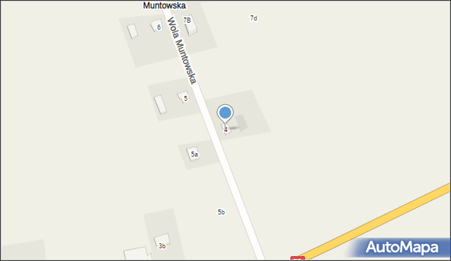 Muntowo, Wola Muntowska, 4, mapa Muntowo