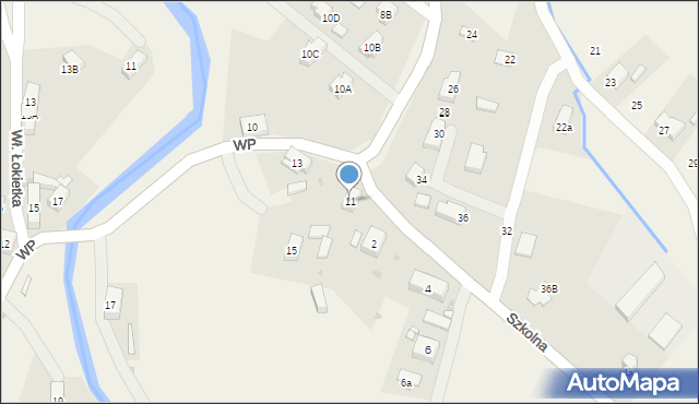 Mysłakowice, Wojska Polskiego, 11, mapa Mysłakowice