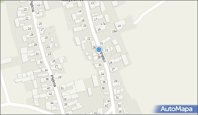 Naczęsławice, Wolności, 28, mapa Naczęsławice