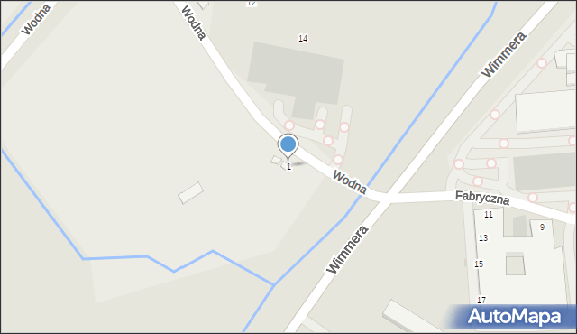 Niepołomice, Wodna, 1, mapa Niepołomice