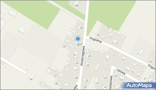 Nurzec-Stacja, Wodociągowa, 25, mapa Nurzec-Stacja