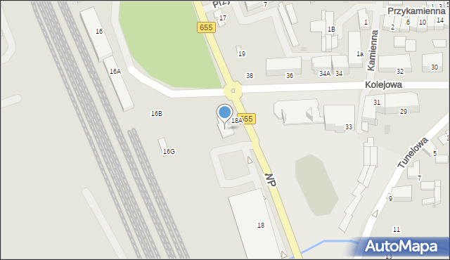 Olecko, Wojska Polskiego, 16C, mapa Olecko