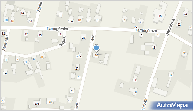 Ożarowice, Wojska Polskiego, 26, mapa Ożarowice