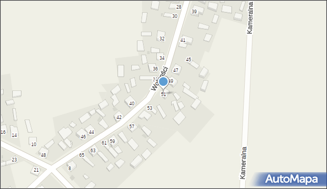 Pacierzów, Wolności, 51, mapa Pacierzów