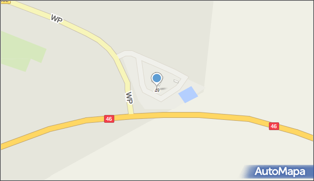 Paczków, Wojska Polskiego, 49, mapa Paczków