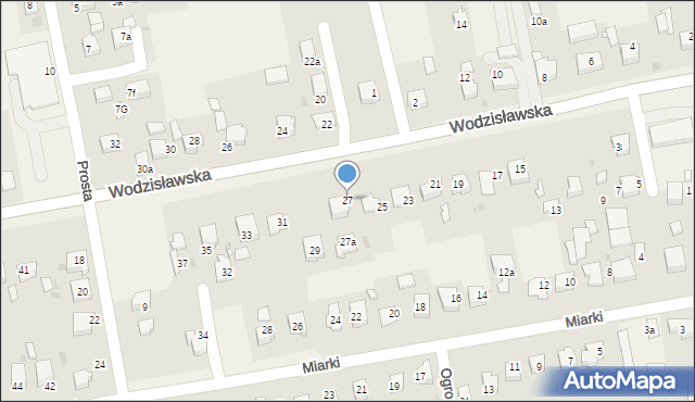 Pawłowice, Wodzisławska, 27, mapa Pawłowice