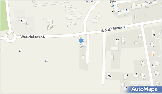 Pawłowice, Wodzisławska, 79, mapa Pawłowice