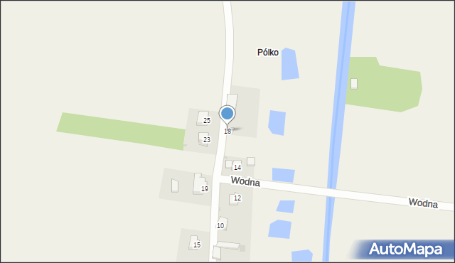 Pęczniew, Wodna, 18, mapa Pęczniew