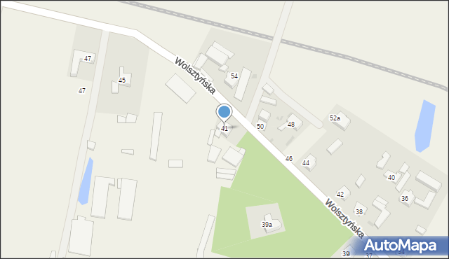 Perkowo, Wolsztyńska, 41, mapa Perkowo