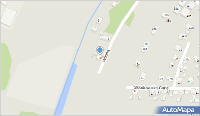 Piekary Śląskie, Wodna, 10, mapa Piekary Śląskie