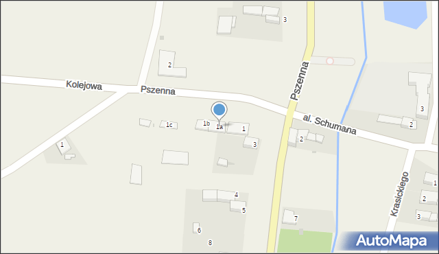 Pilszcz, Wojska Polskiego, 1a, mapa Pilszcz