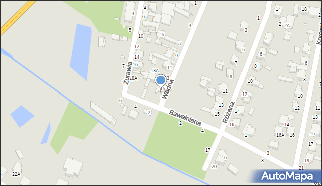 Piotrków Trybunalski, Wodna, 15A, mapa Piotrków Trybunalski