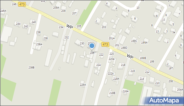 Piotrków Trybunalski, Wojska Polskiego, 226, mapa Piotrków Trybunalski