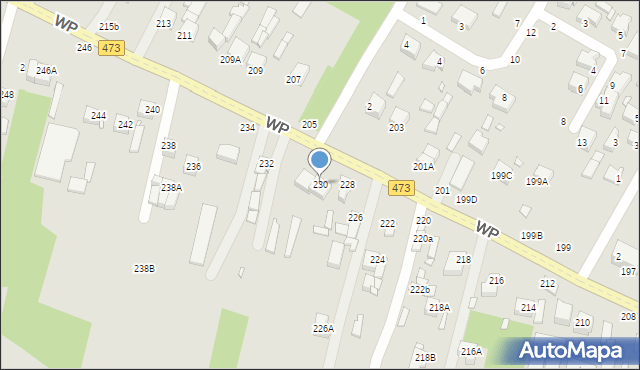 Piotrków Trybunalski, Wojska Polskiego, 230, mapa Piotrków Trybunalski