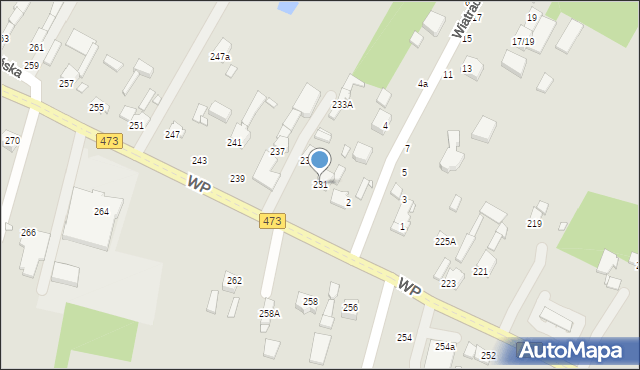 Piotrków Trybunalski, Wojska Polskiego, 231, mapa Piotrków Trybunalski