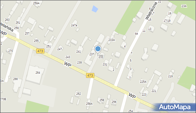 Piotrków Trybunalski, Wojska Polskiego, 235, mapa Piotrków Trybunalski