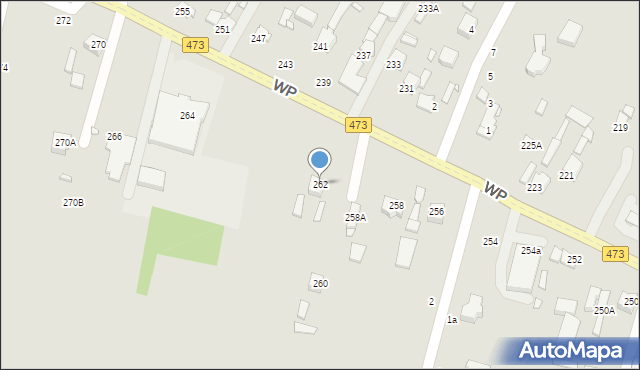 Piotrków Trybunalski, Wojska Polskiego, 262, mapa Piotrków Trybunalski