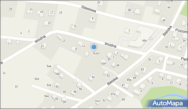 Pisarzowice, Wodna, 7, mapa Pisarzowice