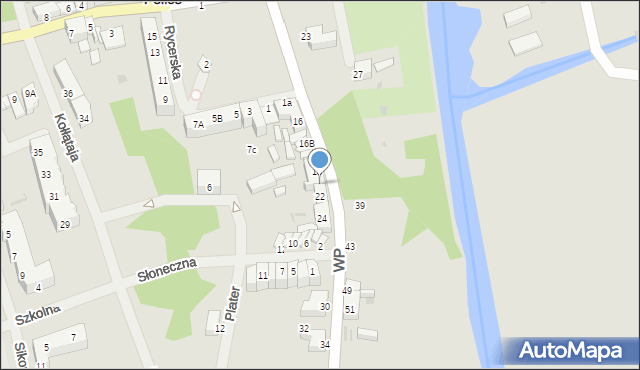 Police, Wojska Polskiego, 20, mapa Police