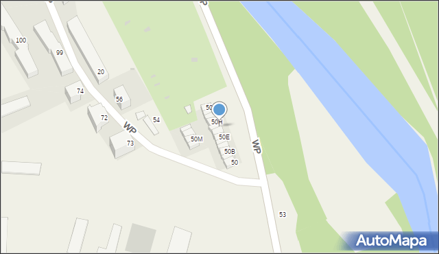 Pomiechówek, Wojska Polskiego, 50G, mapa Pomiechówek