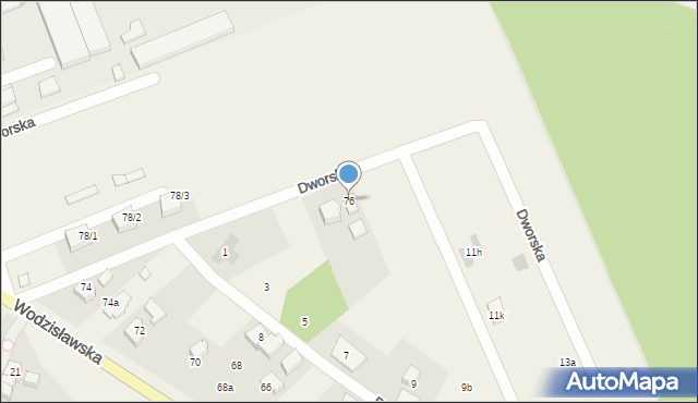 Poręba, Wodzisławska, 76, mapa Poręba