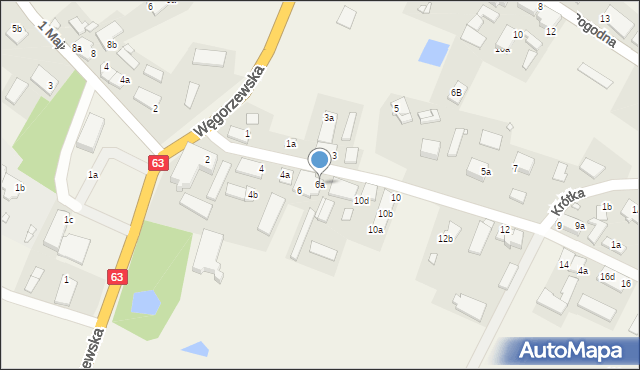 Pozezdrze, Wolności, 6a, mapa Pozezdrze