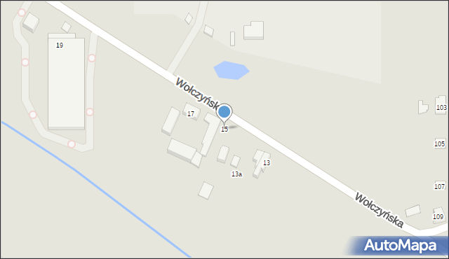 Poznań, Wołczyńska, 15, mapa Poznania
