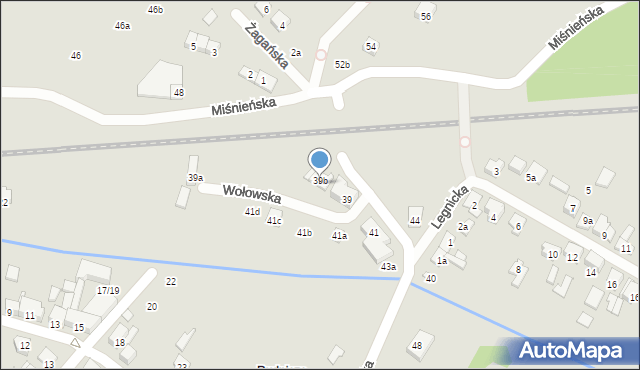 Poznań, Wołowska, 39b, mapa Poznania