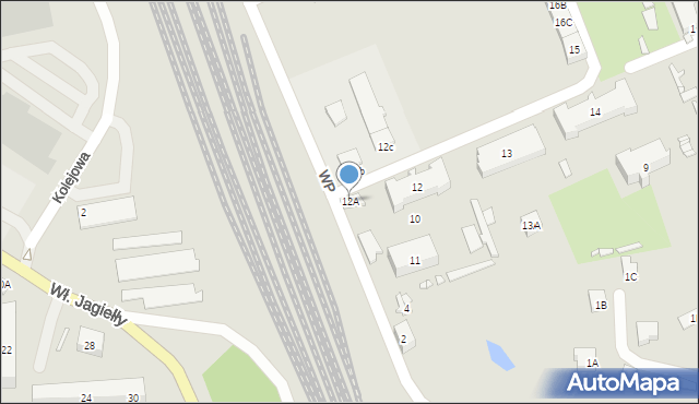 Prabuty, Wojska Polskiego, 12A, mapa Prabuty