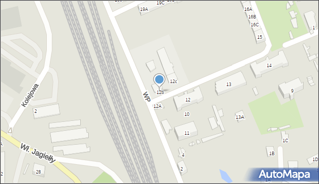 Prabuty, Wojska Polskiego, 12b, mapa Prabuty