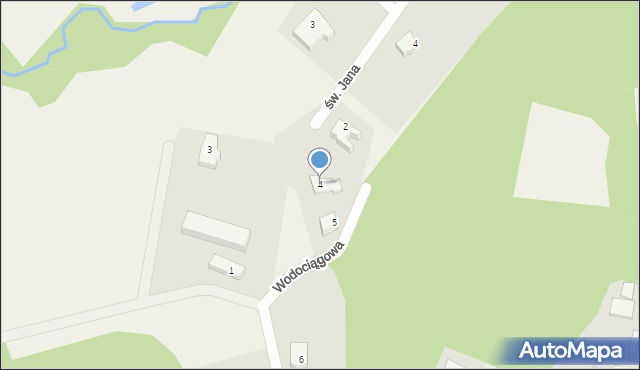 Pręgowo, Wodociągowa, 4, mapa Pręgowo