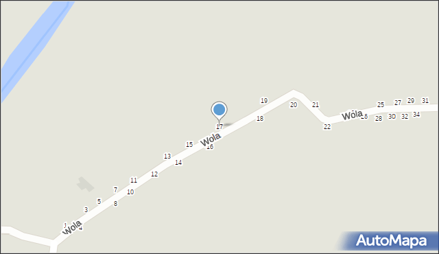 Przemyśl, Wola, 17, mapa Przemyśla