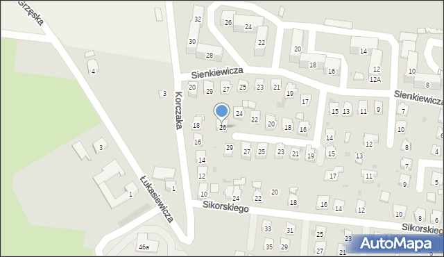 Przeworsk, Wołodyjowskiego Michała, 26, mapa Przeworsk