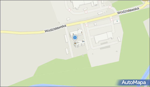 Pszczyna, Wodzisławska, 9B, mapa Pszczyny