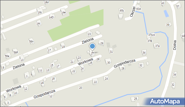 Pszów, Workowa, 27, mapa Pszów