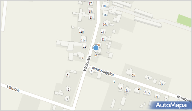 Pyrzowice, Wolności, 6, mapa Pyrzowice