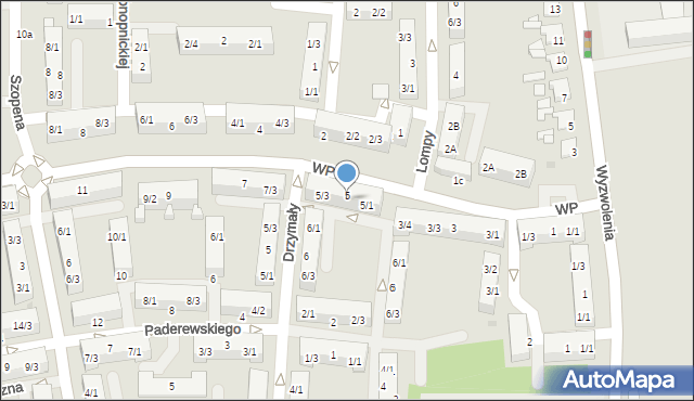 Pyskowice, Wojska Polskiego, 5/2, mapa Pyskowice