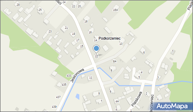 Pysznica, Wolności, 12, mapa Pysznica