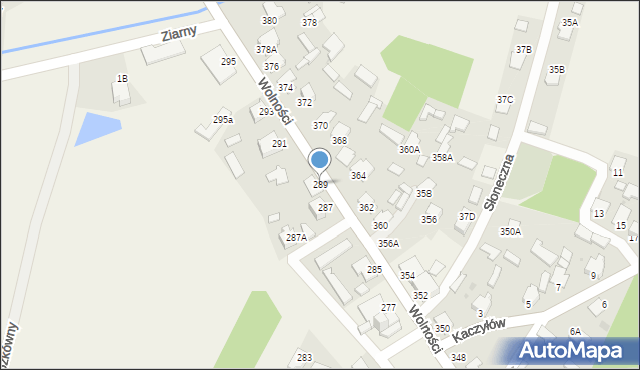 Pysznica, Wolności, 289, mapa Pysznica