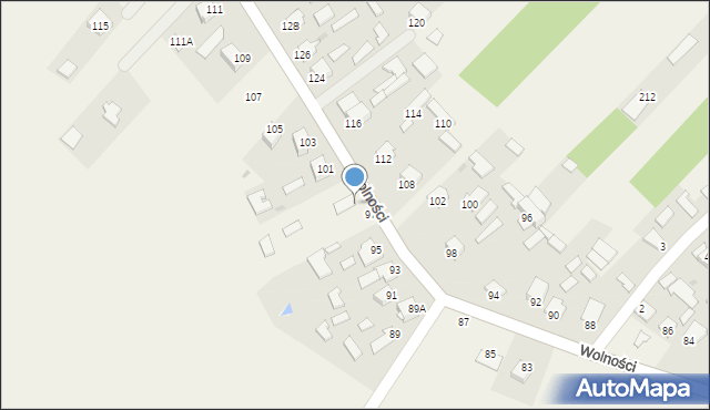 Pysznica, Wolności, 99, mapa Pysznica