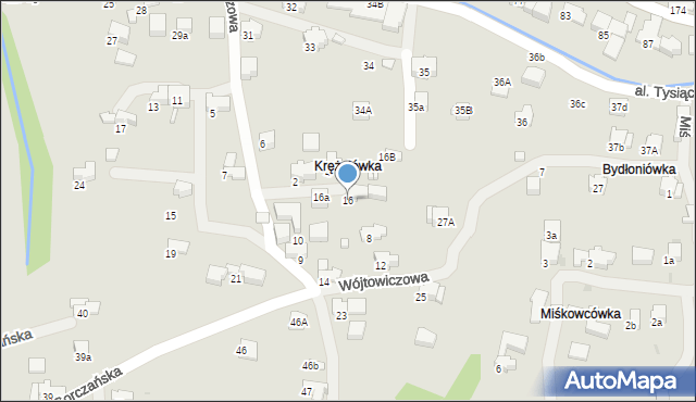 Rabka-Zdrój, Wójtowiczowa, 16, mapa Rabka-Zdrój