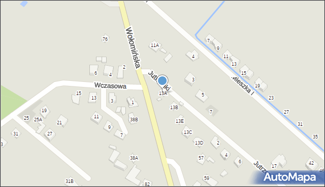 Radzymin, Wołomińska, 13A, mapa Radzymin