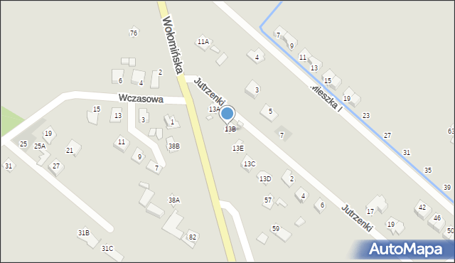 Radzymin, Wołomińska, 49, mapa Radzymin