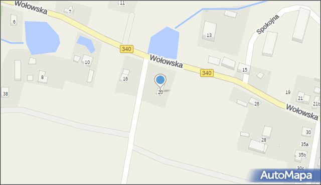 Rościsławice, Wołowska, 20, mapa Rościsławice