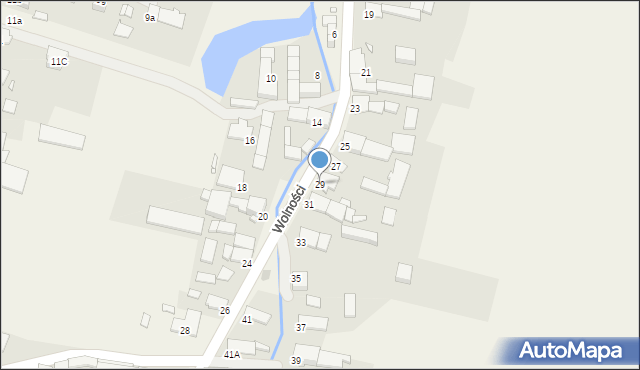 Rożniątów, Wolności, 29, mapa Rożniątów