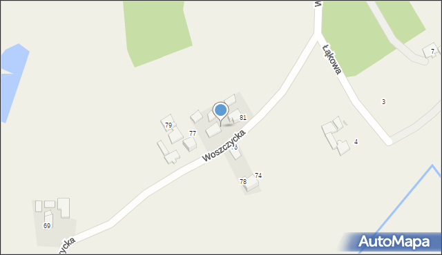 Rudziczka, Woszczycka, 79, mapa Rudziczka