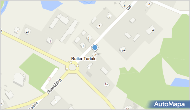 Rutka-Tartak, Wojska Polskiego, 2, mapa Rutka-Tartak